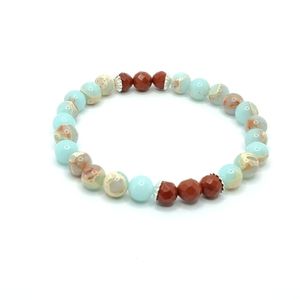 Confidence bracelet *impression Jasper gemstone